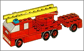 Lego set 640: Fire truck