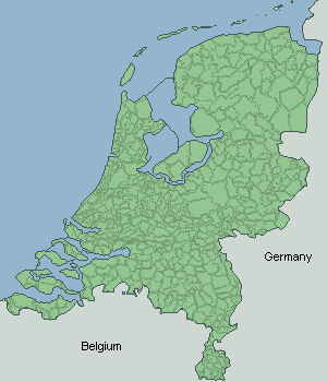 Map of the Netherlands