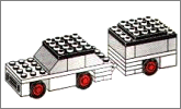 Lego set 623: White car and camper