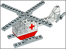 Lego set 626: Red Cross helicopter