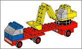 Lego set 649: Low loader with excavator