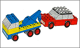 Lego set 651: Tow truck and car