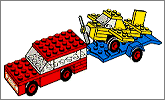 Lego set 660: Car with 'plane transporter