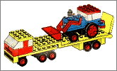 Lego set 682: Low loader and tractor