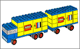 Lego set 685: Truck with trailer