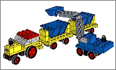Lego set 686: Tipper trucks and loader